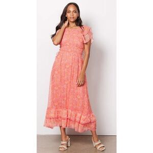 Cleobella Hannah Maxi Dress In Blossom Block Print Dress Sz. S
